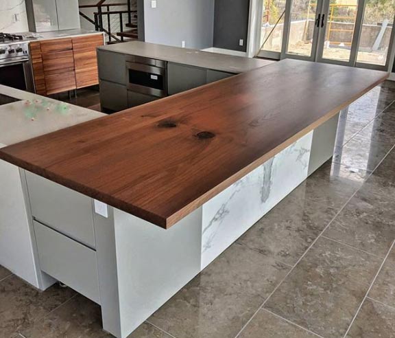 Walnut Kitchen Counter