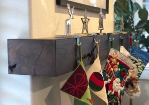 Solid wood mantels