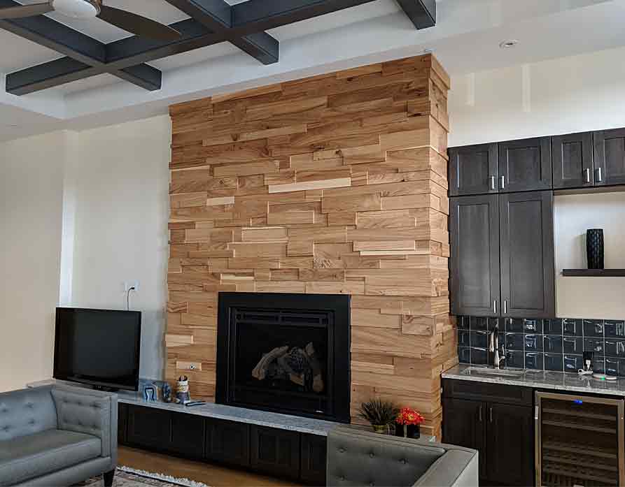 Wood Fireplace Surround